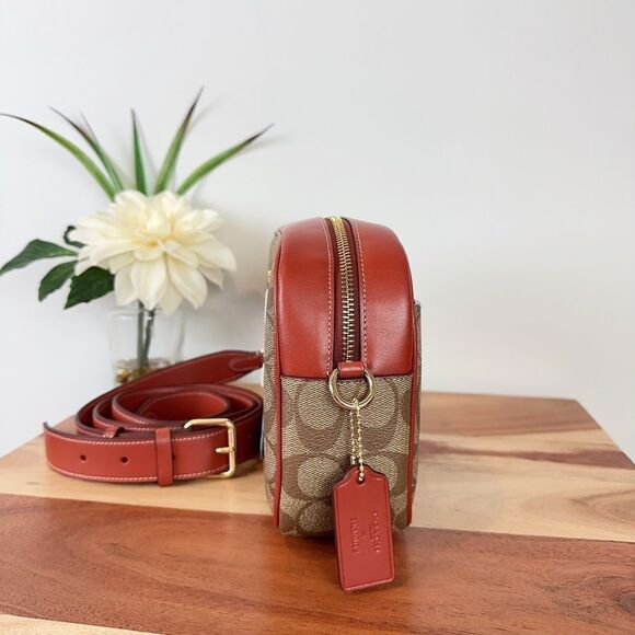 NWT Coach X‎ Peanuts Jamie Camera Bag In Signature Canvas With Patches - Picture 5 of 9